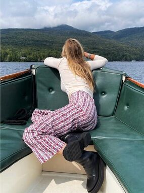 EVERYDAY PANT - VINTAGE FLORAL STRIPE